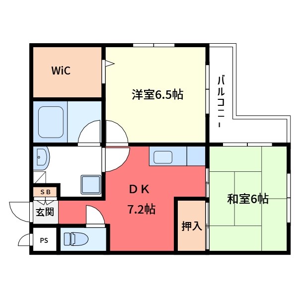 メゾンド・キャナル 間取り図