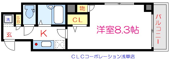 レイ・ローズビル  間取り