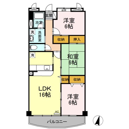 コンフォール瑞江Ⅱ 間取り