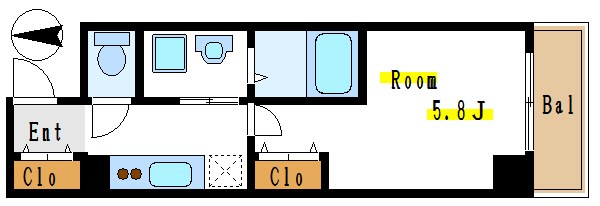 フラット砂町 間取り図