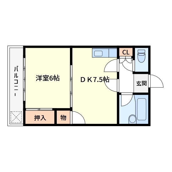 マンション鳥信 間取り