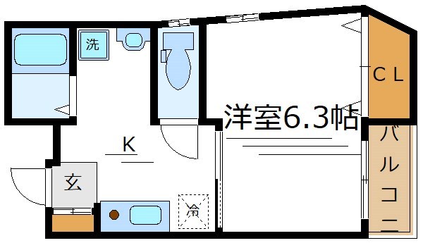 フィールズXIII 間取り