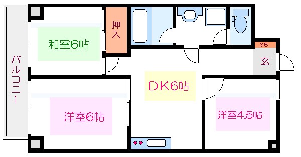 ニュー三浦マンション 間取り