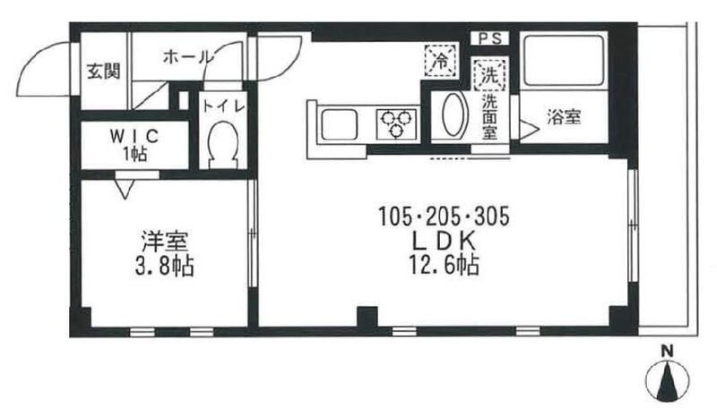 アベールマンション扇 間取り