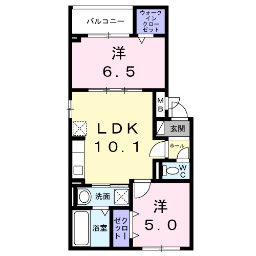 フローラ・ノヴァ 間取り