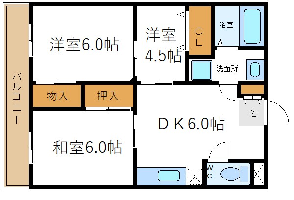メゾンクレメンス 間取り