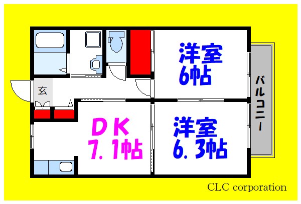グランシード東葛西 間取り図