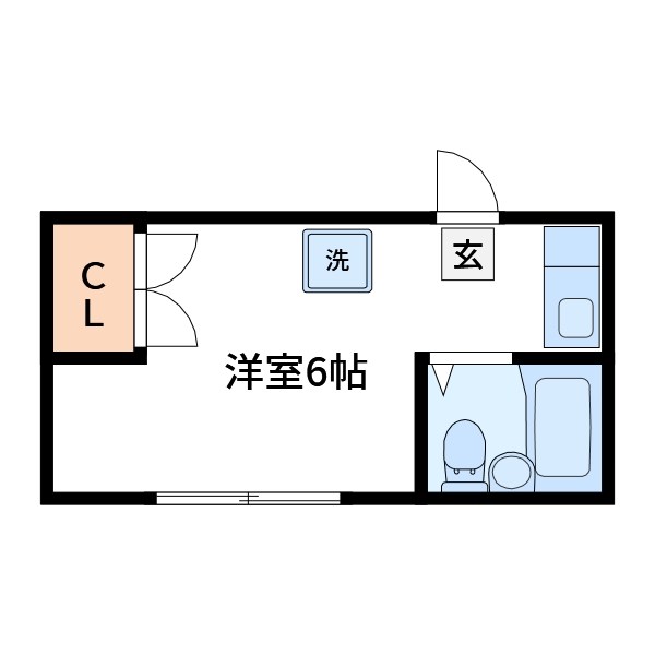 エルムーントビサンⅡ 間取り図