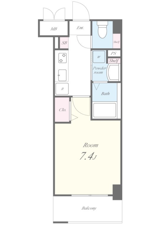 Ａｐａｒｔｍｅｎｔ桜 間取り