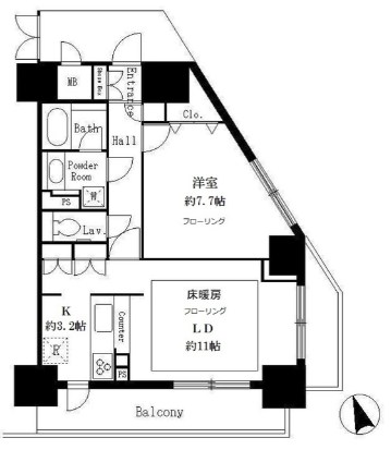 サンクレール荒川ブランガーデン 間取り