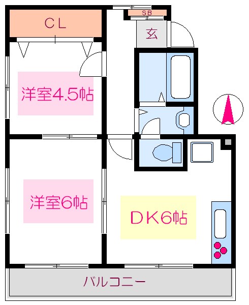 木下第二ビル 間取り