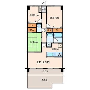 プライムスクエアー梅島 間取り
