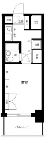 コスモ田端  間取り図