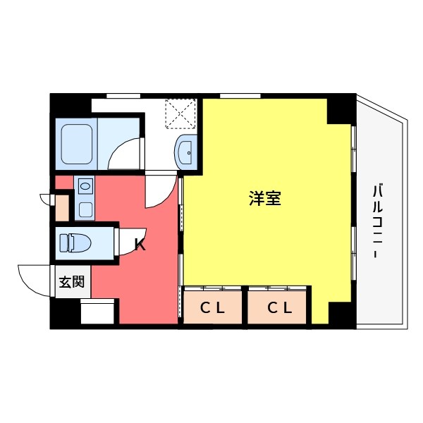 プリデ新小岩   間取り図