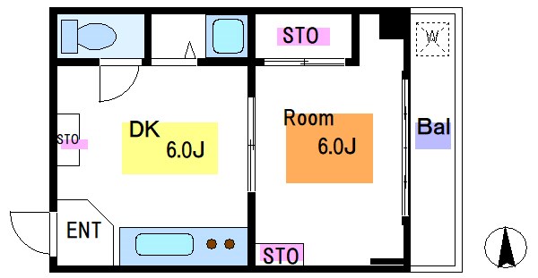 柳下マンション 間取り