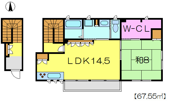 コーポKOGA 間取り図
