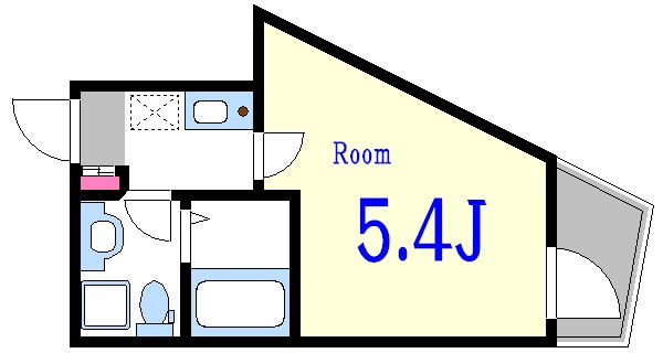 ヴィラ一之江 間取り図
