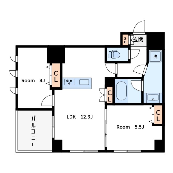 クレヴィアリグゼ日暮里 間取り図