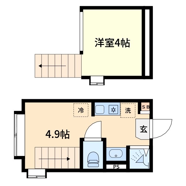 仮称)松島四丁目④ 間取り図