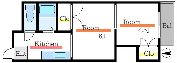 コーポＳＵＮ 間取り図