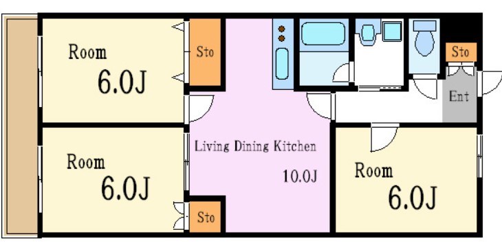 ダイチュウマンション 間取り図