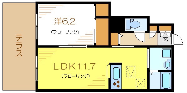 ジャルダンⅡ 間取り図