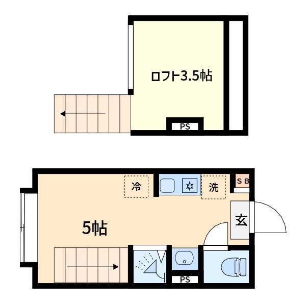 仮称)松島四丁目④ 間取り図