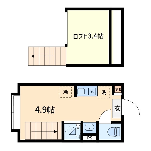 仮称)松島四丁目④ 間取り図