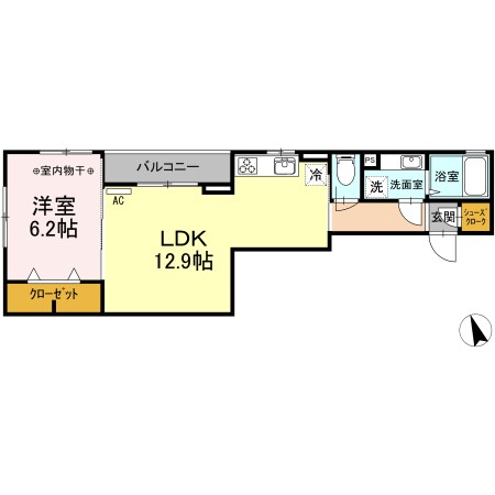 Akarenga浅草  間取り図