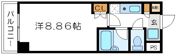 サリエラ 103号室 間取り