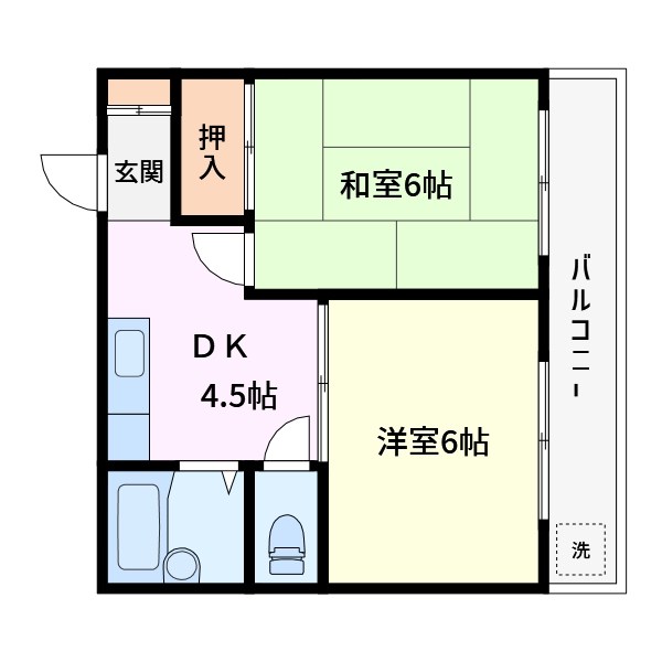 ハイムタツノコ 間取り