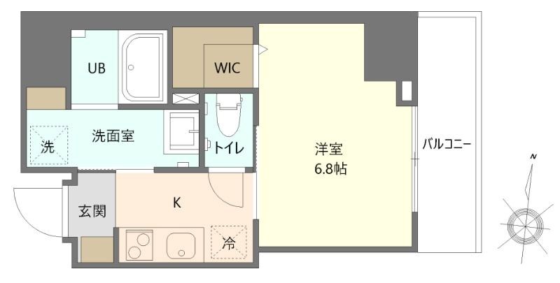 オークレジデンス亀沢  間取り図