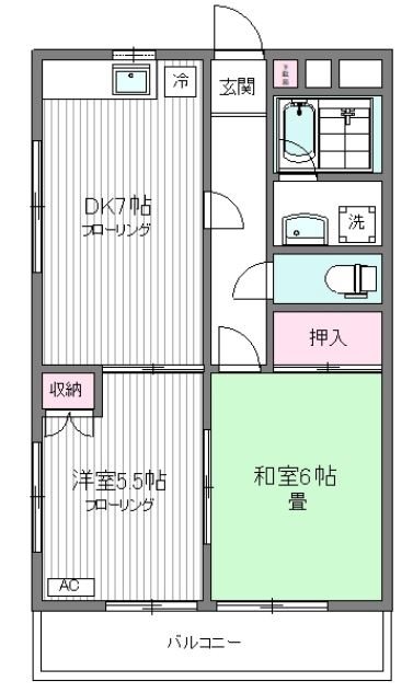 エクセレント南小岩 間取り図