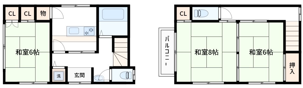JH西瑞江 間取り