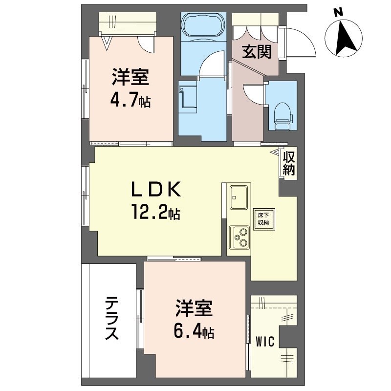 セントリビエ 間取り図