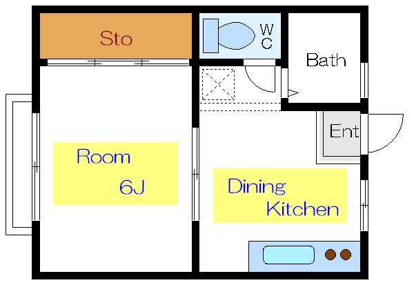 メゾンプチマウント 間取り図