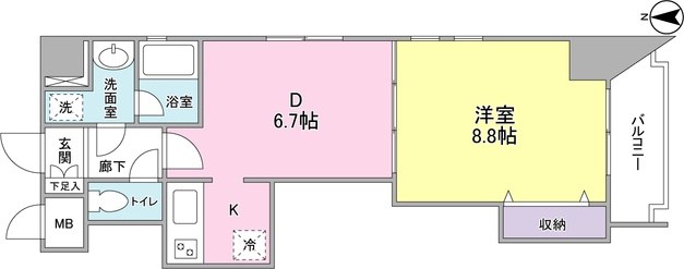 カーサ　ブリリア  間取り