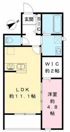 Casa Comfort 305号室 間取り