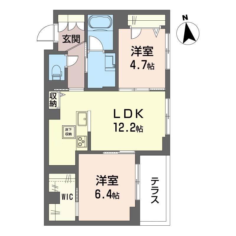 セントリビエ 間取り図