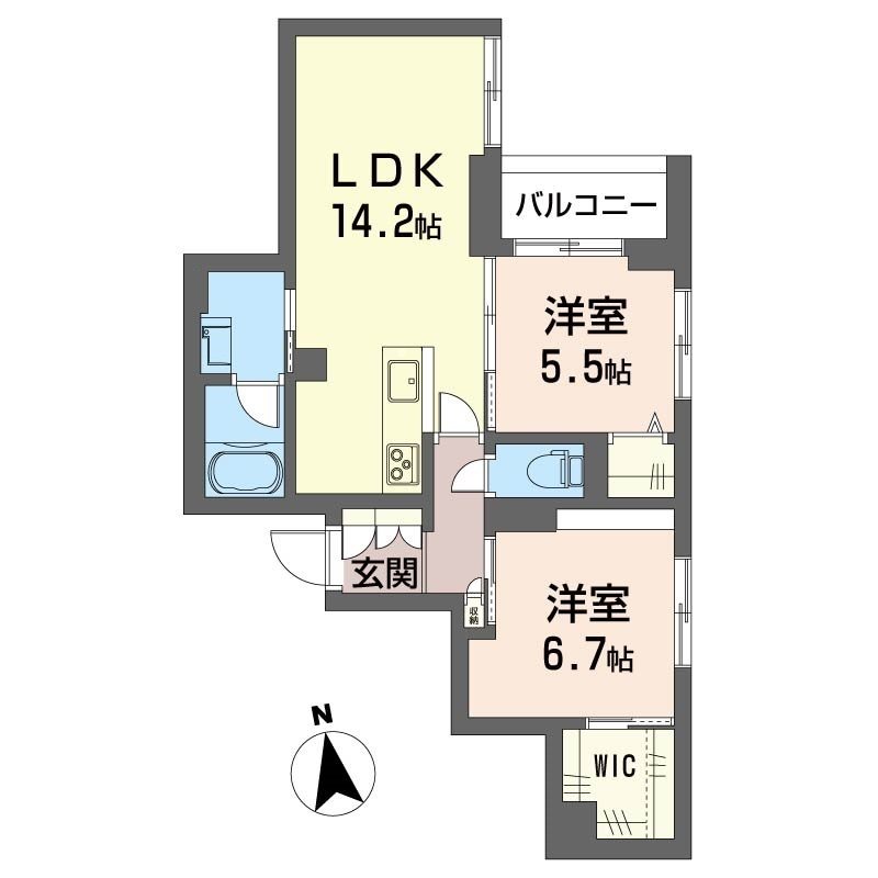 セントリビエ 間取り図
