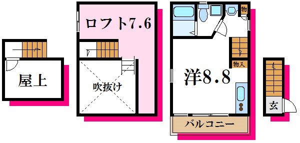 タウンカテッジ春江町 間取り