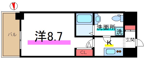 メインステージ王子Ⅱ 間取り図