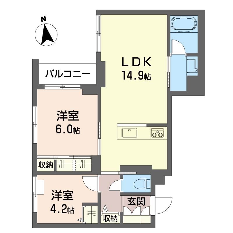 セントリビエ 間取り図