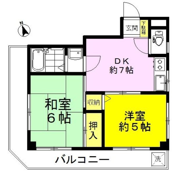 アメニティ西小岩 間取り
