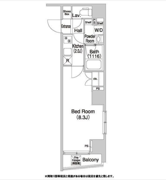コンフォリア押上  303号室 間取り