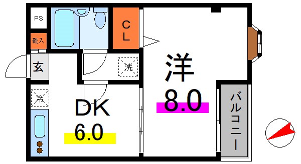 ココヒルズⅢ 間取り図
