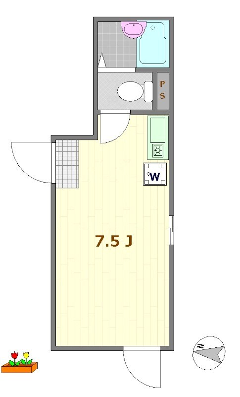 シャンテ新小岩 間取り図