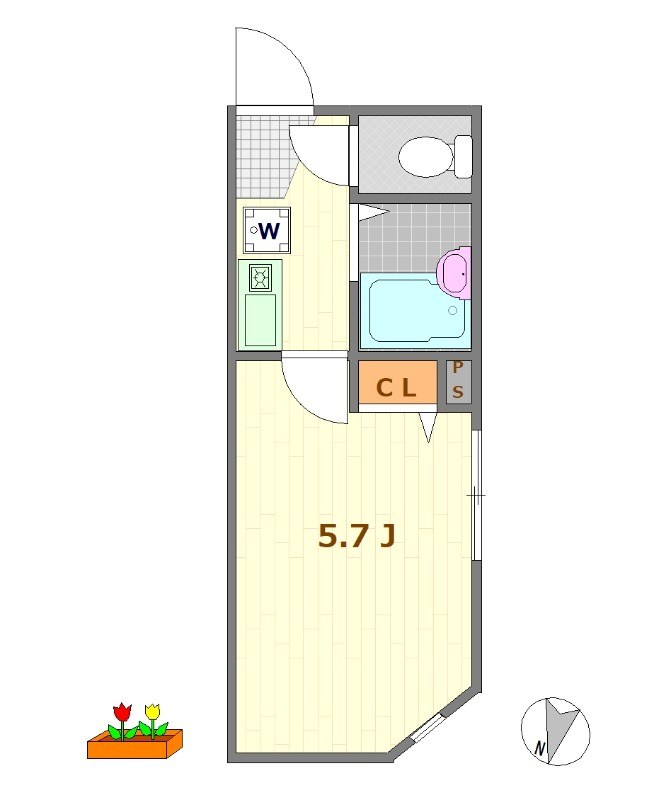 シャンテ新小岩 間取り図