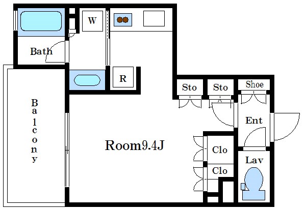 パークアクシス茅場町  間取り図