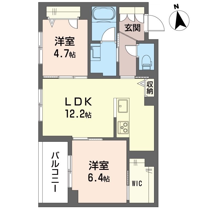 セントリビエ 間取り図
